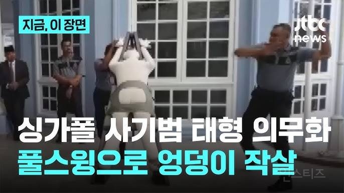 싱가포르 사기범에 태형 의무화 (혐오주의) | 인스티즈