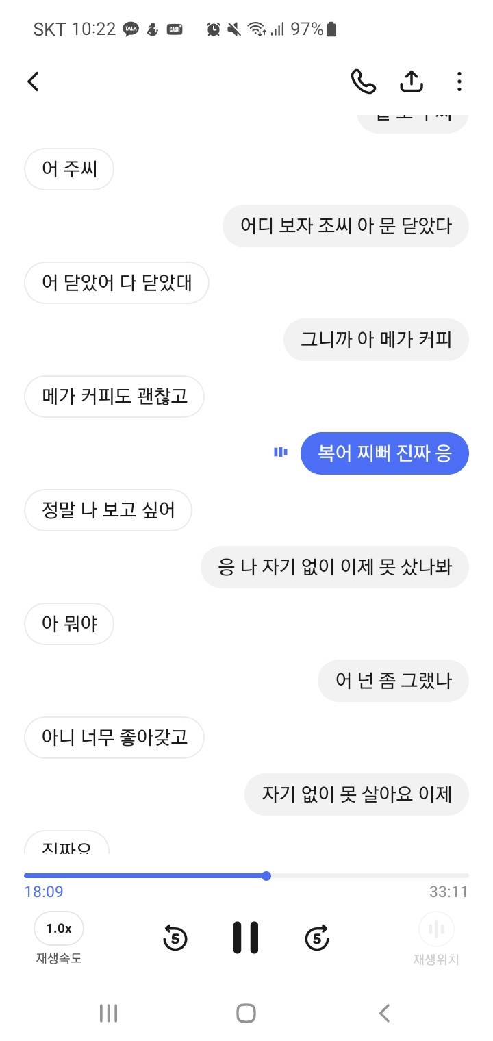 [잡담] 보고싶어 -> 복어 찌뻐 로 음성변환됨 ㅋㅋㅋㅋㅋ | 인스티즈