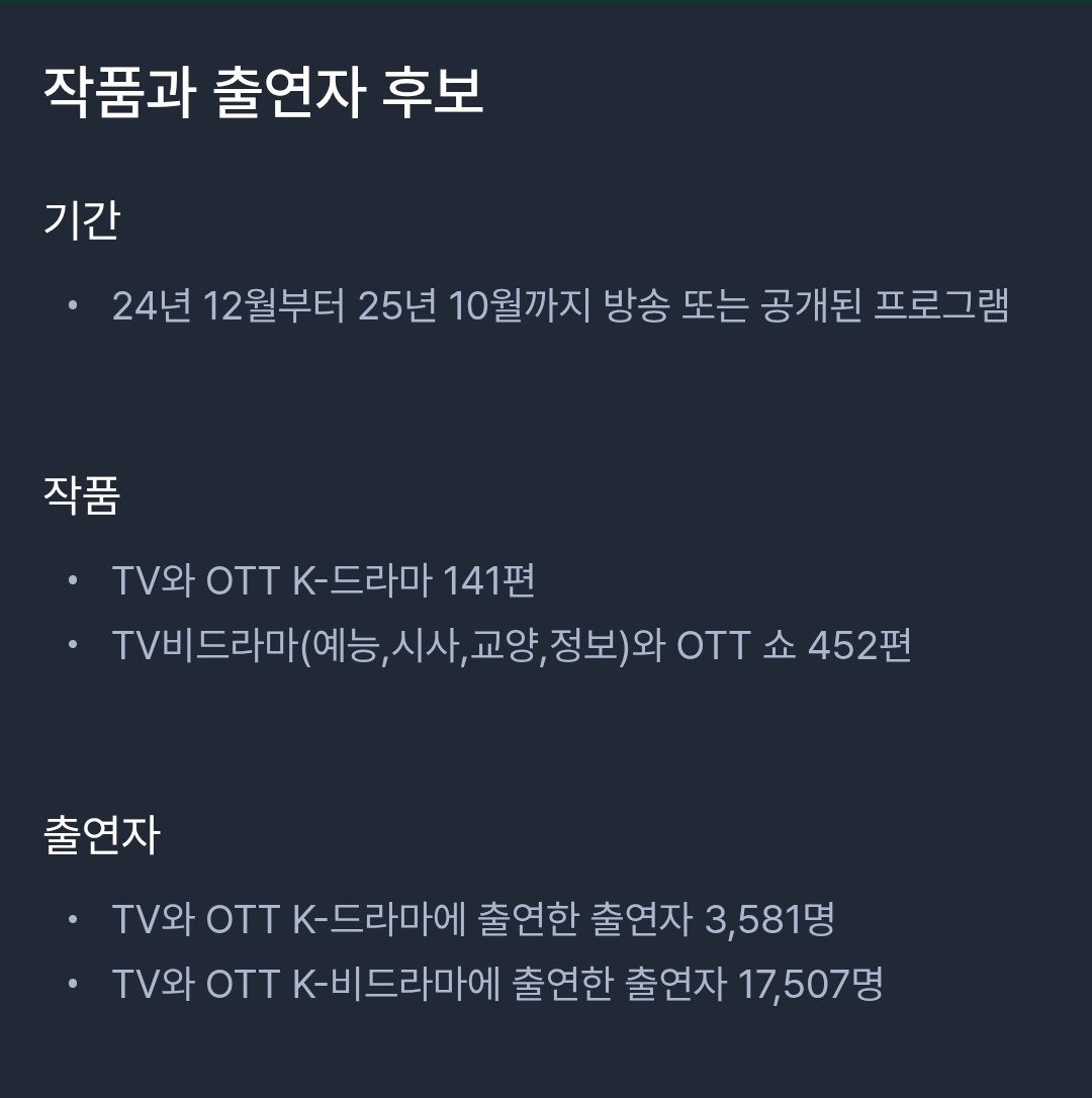 [잡담] 펀덱스 어워드 후보 선정 기준 읽어보는데 | 인스티즈