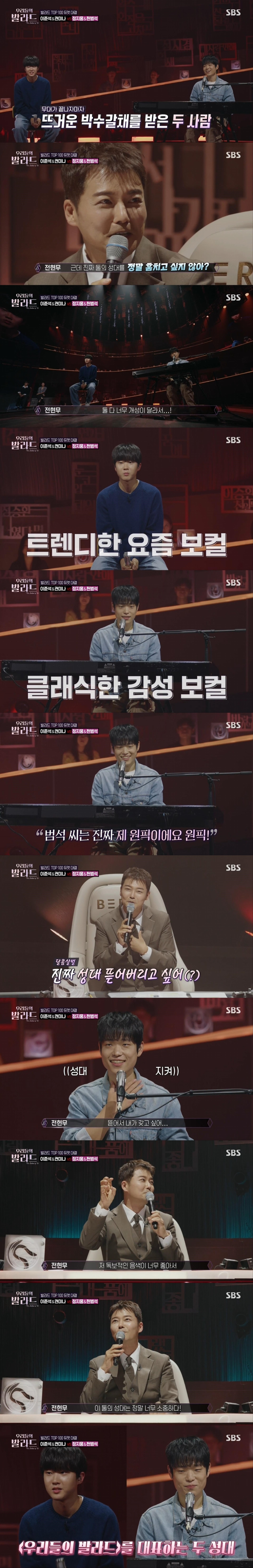 햄버거, 간장계란밥, 야식 라면 먹으며 합숙연습한 남남 듀엣 케미ㅋㅋ | 인스티즈