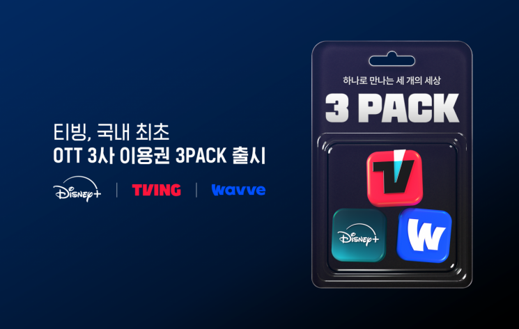 [정보/소식] 티빙, 디즈니+, 웨이브 3각동맹 '3팩' 상품 출시 | 인스티즈