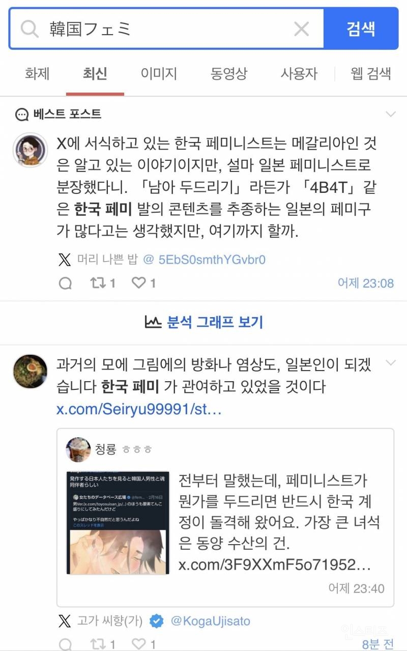 X(트위터) 계정 국적 표기로 일본에서 난리난 이슈 | 인스티즈