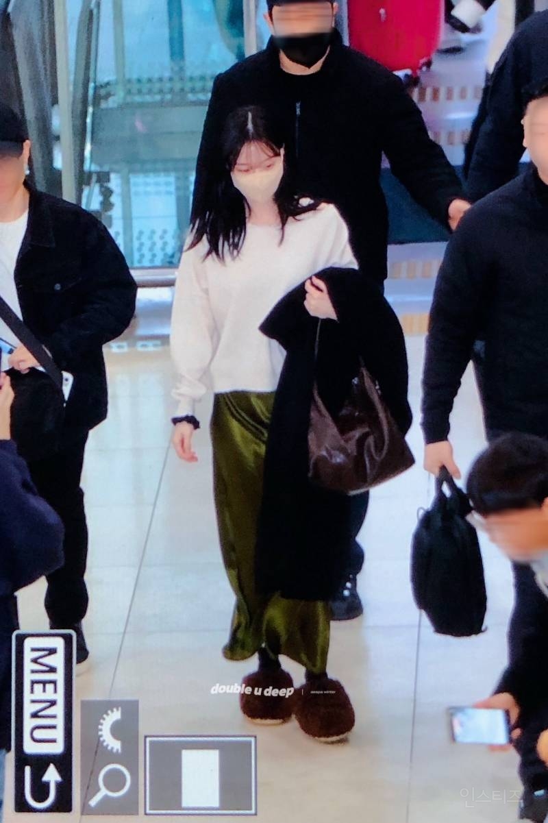 오늘 독감 증세 회복 후 일본 출국한 에스파 윈터 | 인스티즈