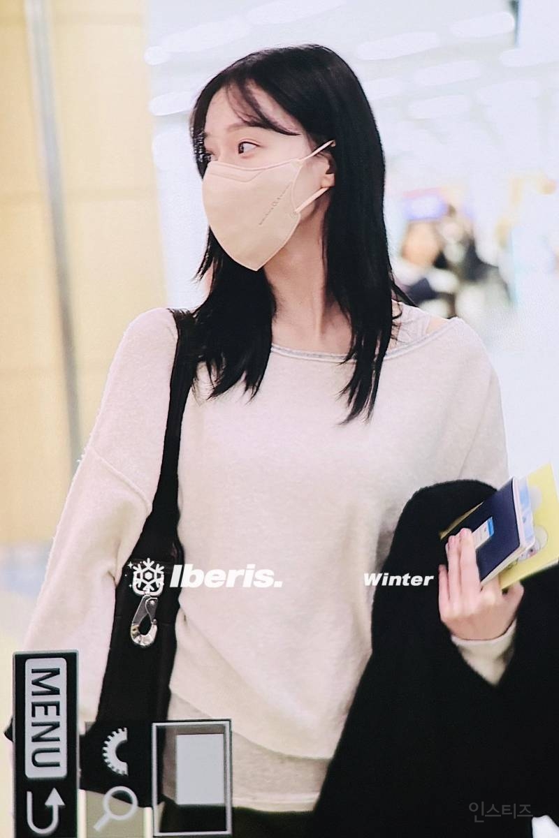 오늘 독감 증세 회복 후 일본 출국한 에스파 윈터 | 인스티즈