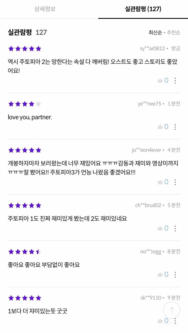 시사회에 이어서 실관람객 평까지 터졌다는 <주토피아 2> | 인스티즈
