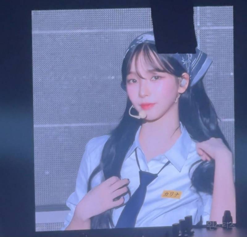 251126 에스파 오사카 콘서트 카리나 전광판 | 인스티즈