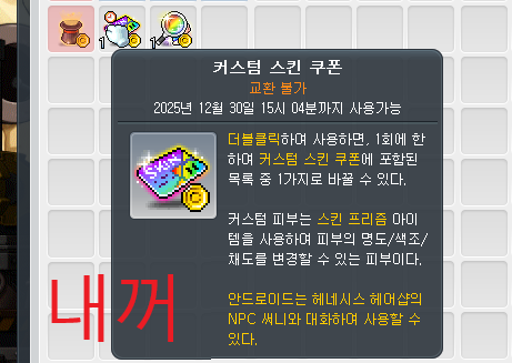 [잡담] 커스텀 스킨 쿠폰 원래 기간 있어?.. | 인스티즈