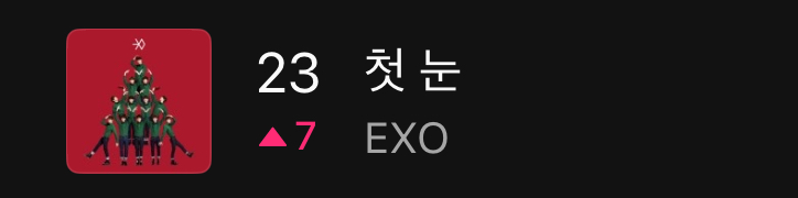 [잡담] 엑소 첫눈 엄청 올랐네 | 인스티즈
