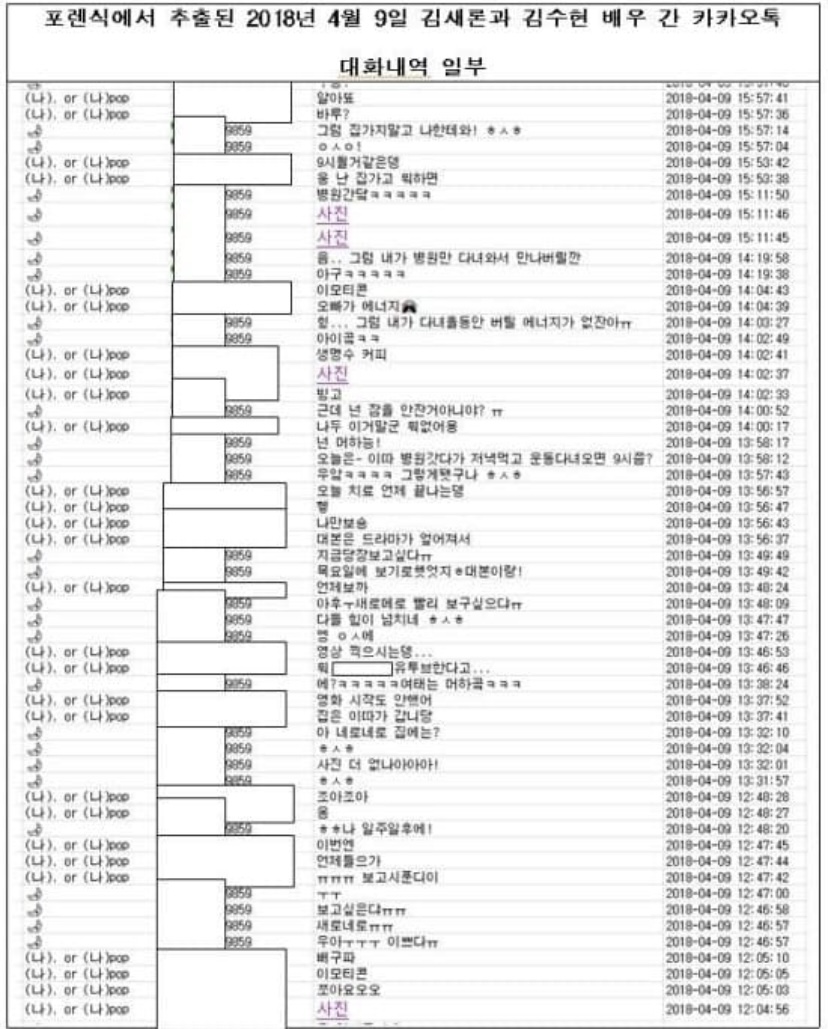 [마플] [공식] 故김새론 유족, 김수현과 열애 증거 추가 공개…"조작 프레임 씌우지 말라" (전문) | 인스티즈