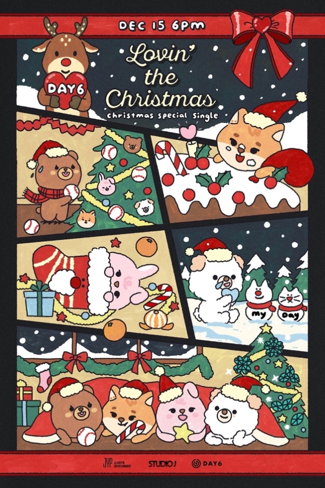 [정보/소식] DAY6, 15일 스페셜 싱글 'Lovin' the Christmas' 발매…데뷔 첫 시즌송 | 인스티즈