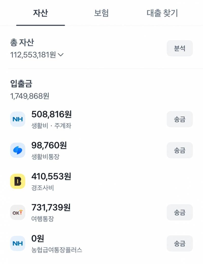 [잡담] 결혼 전.. 돈합치기전 마지막으로 캡쳐해봤엉 | 인스티즈