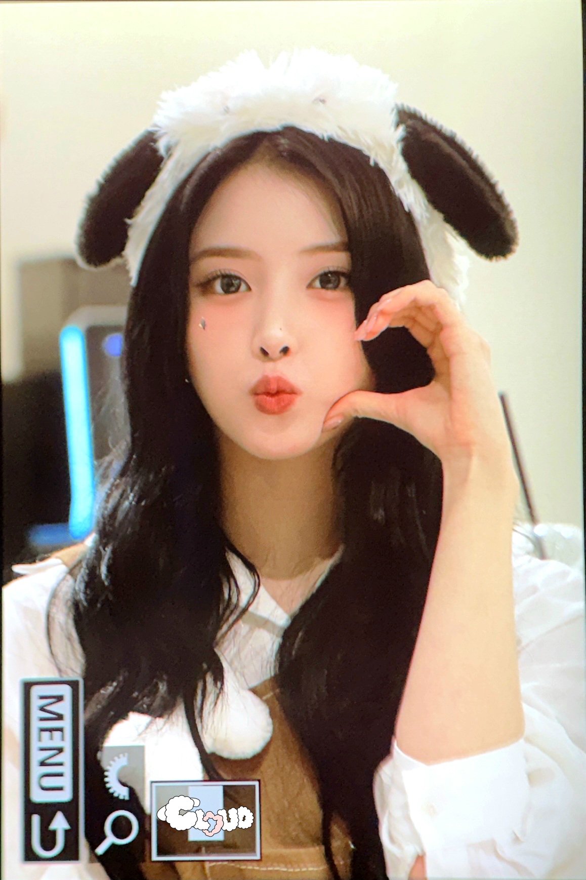 [잡담] 엔믹스 지우 흑발 짱이다... | 인스티즈