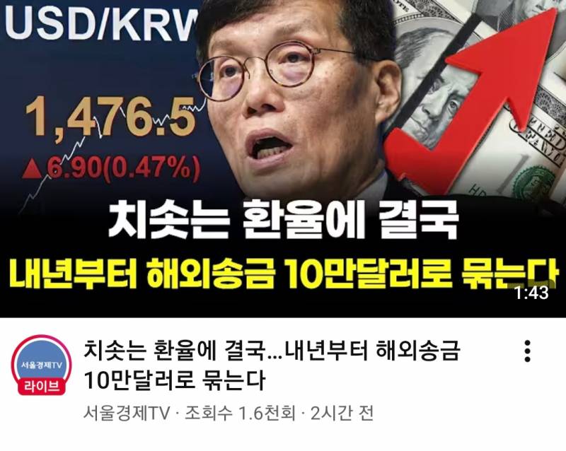 [잡담] 여유자금 있으면 달러로 바꿔놔 | 인스티즈