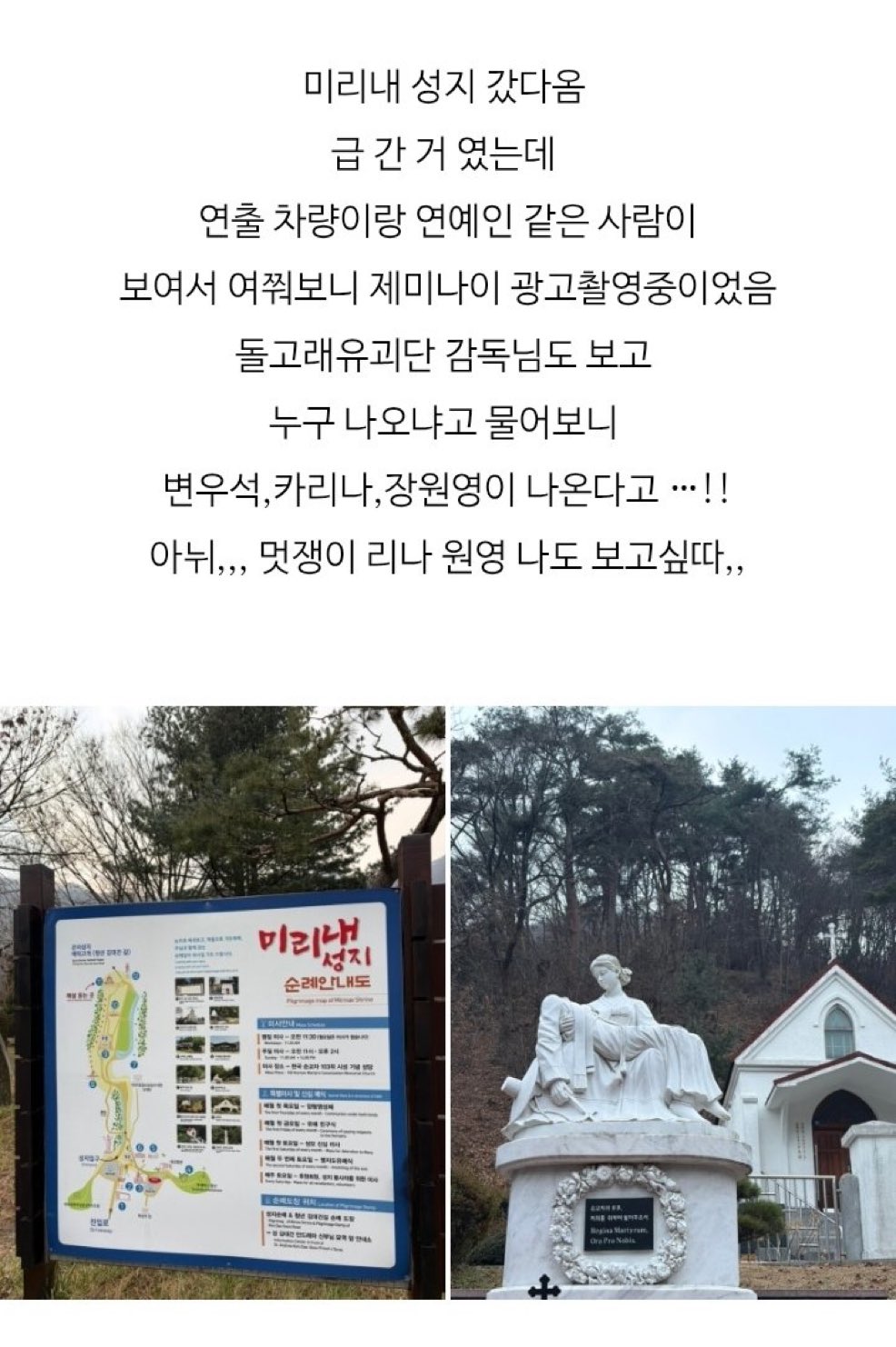 [잡담] 제미나이 광고 목격담썰..변우석 카리나 장원영 | 인스티즈