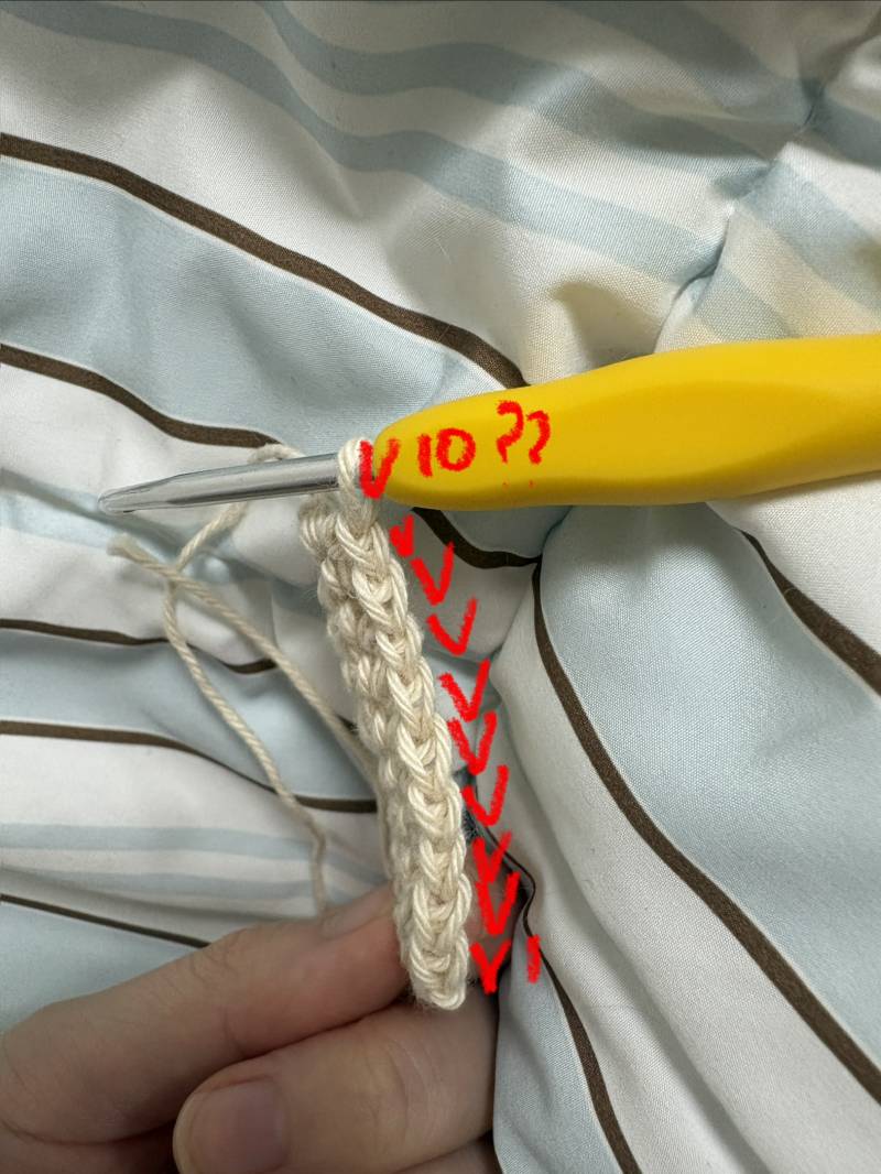 [잡담] 코바늘 짧은뜨기 이렇게 나오는 게 맞아?? | 인스티즈