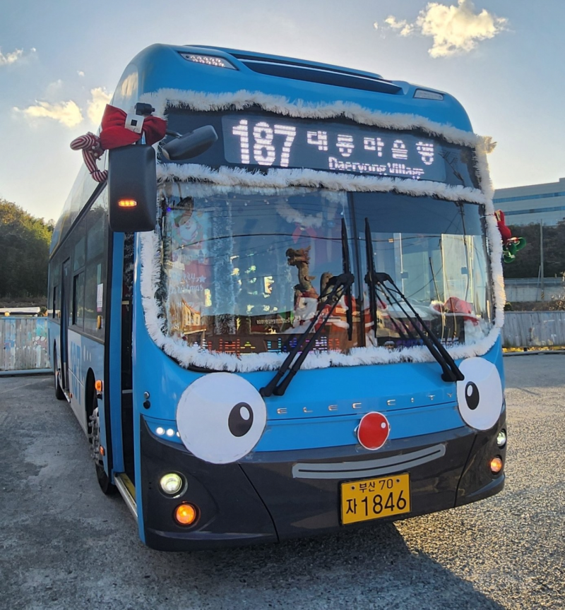 부산 산타버스 민원으로 운영중단 | 인스티즈