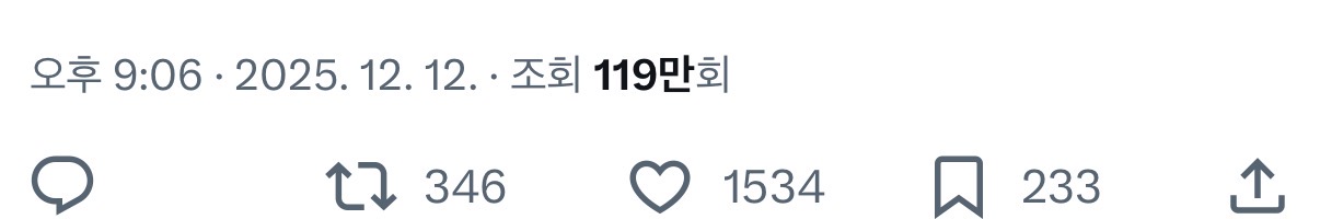 [잡담] 알티도 별로 안되고 맘찍도 별로 없는 엑스 게시물 조회수 왜이래? | 인스티즈