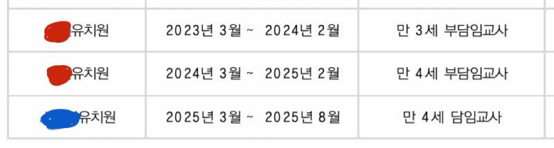[잡담] 유치원 경력사항 좀 봐줘 | 인스티즈