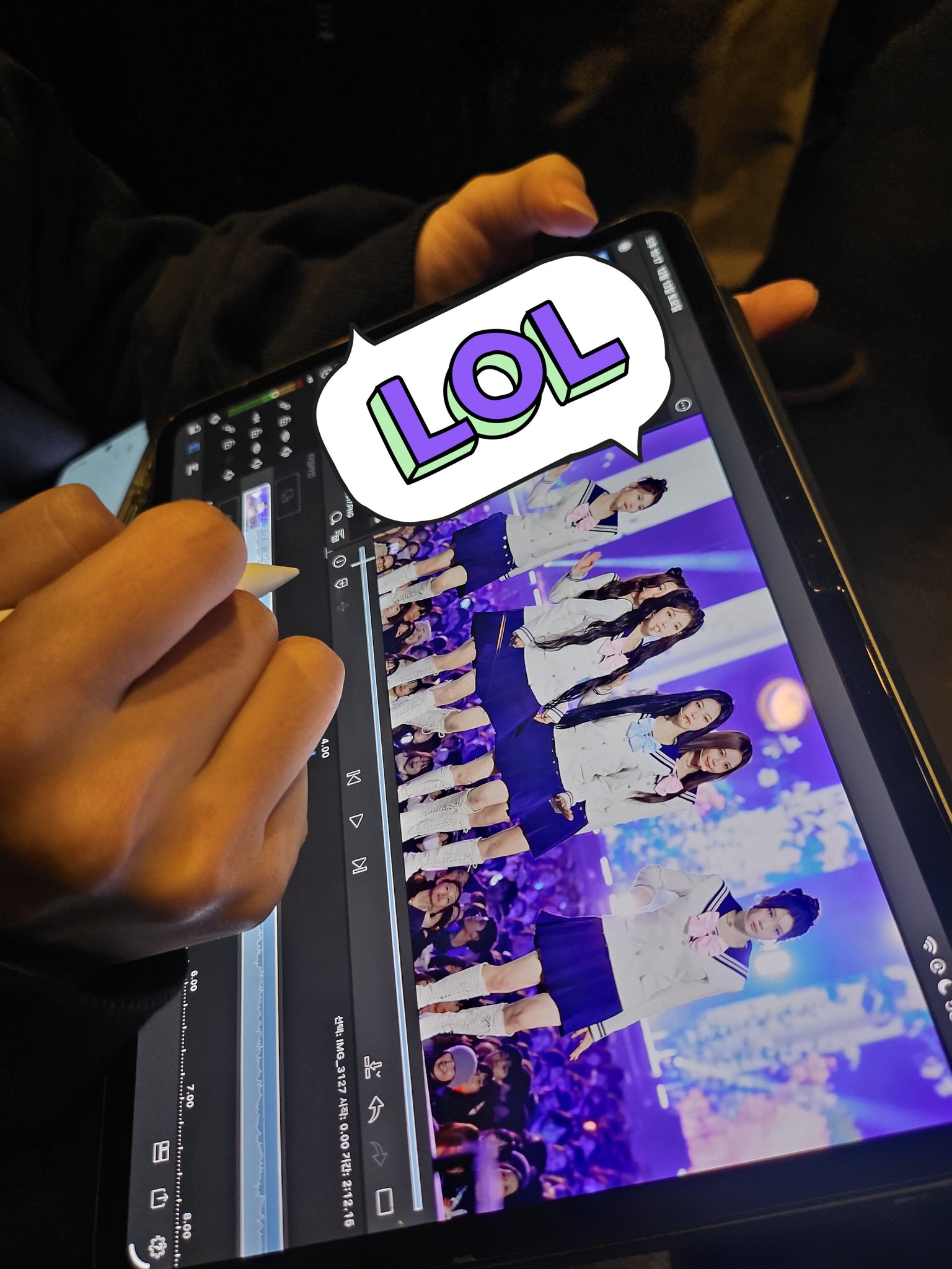 [잡담] 영상편집 잘아는 익들아 이거 무슨앱이야?? | 인스티즈