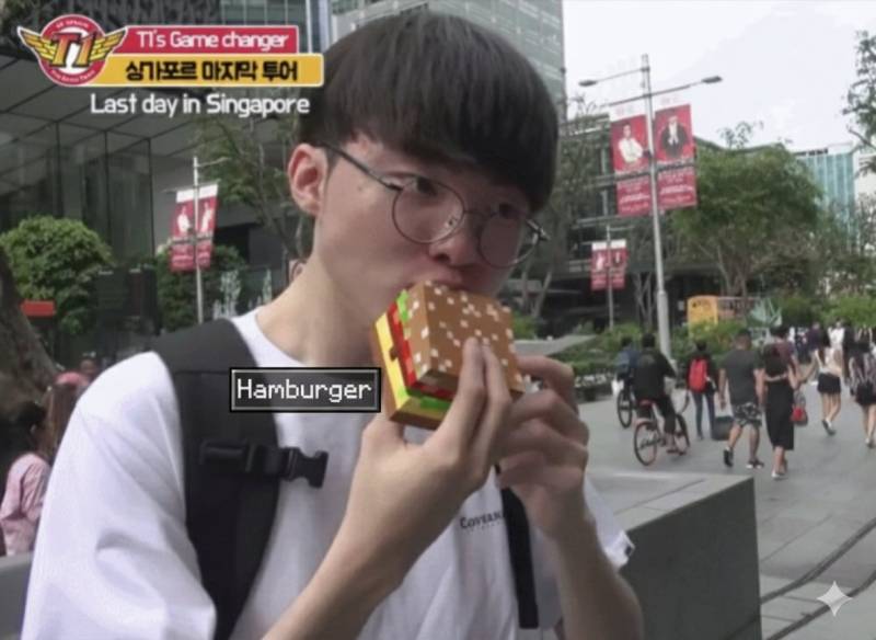 [잡담] 햄버거광고썰이라니 햄버거 먹방하는 상혁이보고가세유 | 인스티즈