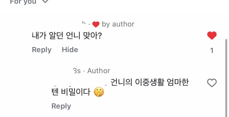 [잡담] 동생이 내 인스타에 댓글 담 | 인스티즈