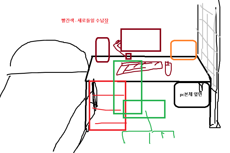 [잡담] 인테리어 잘하는 익 있어? 나 책상밑에 수납장 어떻게 둘지 고민인데 조언 좀 ㅠㅠ | 인스티즈