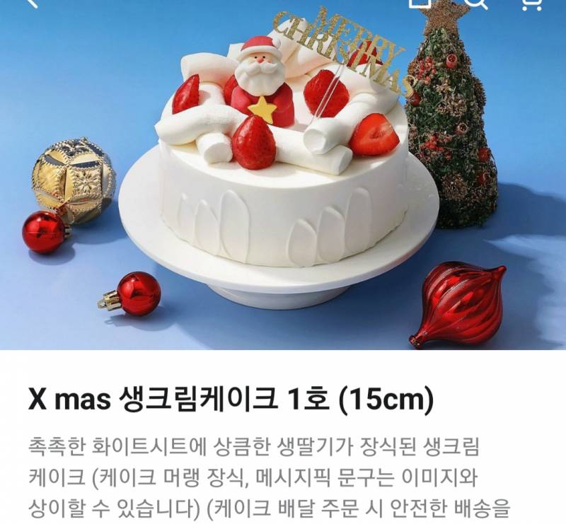 [잡담] 그렇게 친한 사이 아니라서 식성, 취향 잘 모르는 분께 크리스마스 케이크 선물로 드린다면 | 인스티즈