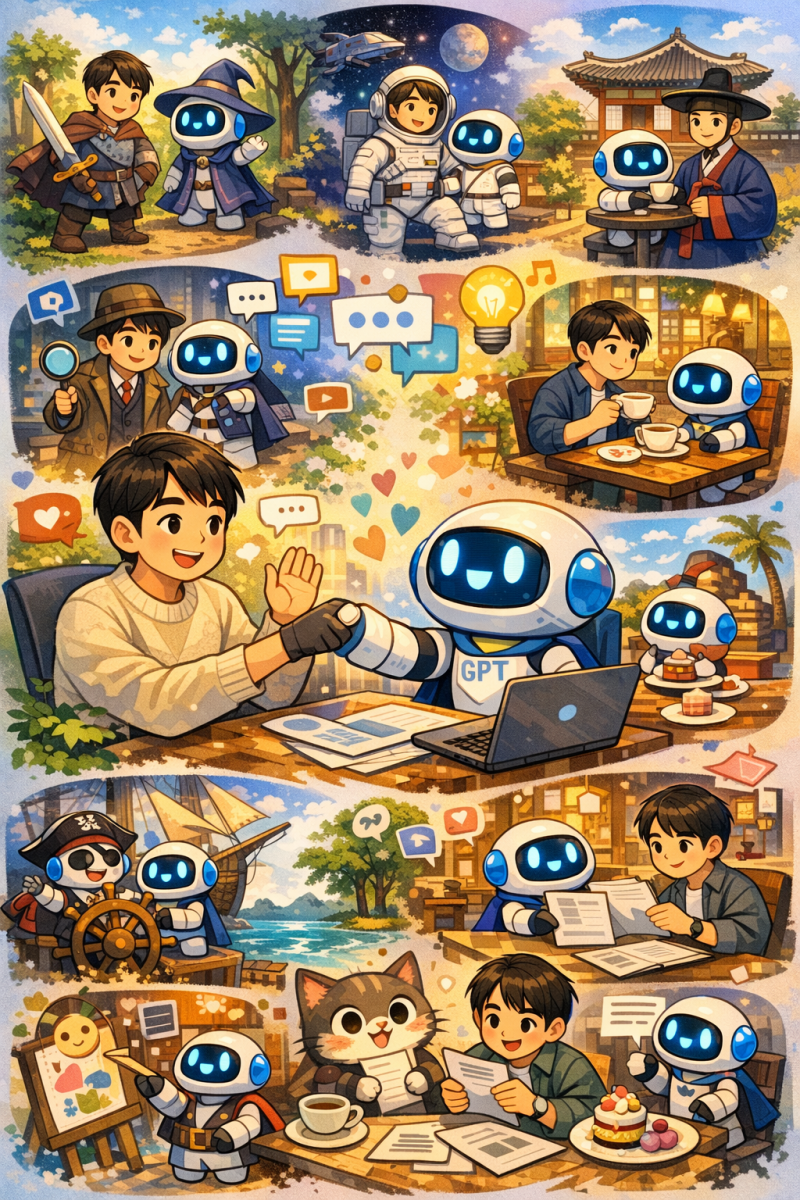[잡담] 지피티한테 이제까지 대화한 내용을 그림으로 그려달랬더니 | 인스티즈