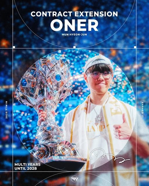 [정보/소식] '오너' 문현준, T1과 2년 연장 계약•••2028년까지 동행 | 인스티즈