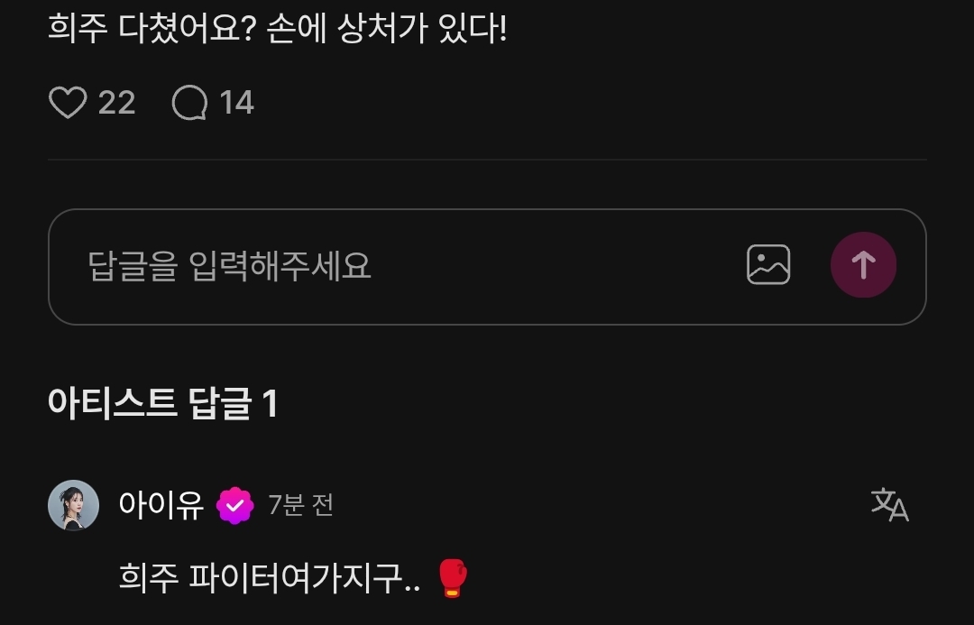 [잡담] 대군부인) 아이유가 올려준 사진 희주 파이터래 ㅋㅋㅋㅋㅋㅋㅋ | 인스티즈