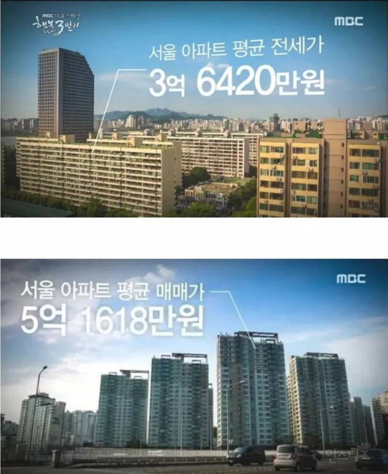 충격적인 10년 전 서울 아파트값 | 인스티즈