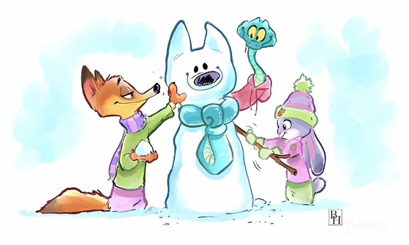 주토피아2 감독이 보내는 연하장과 일러스트.jpg | 인스티즈