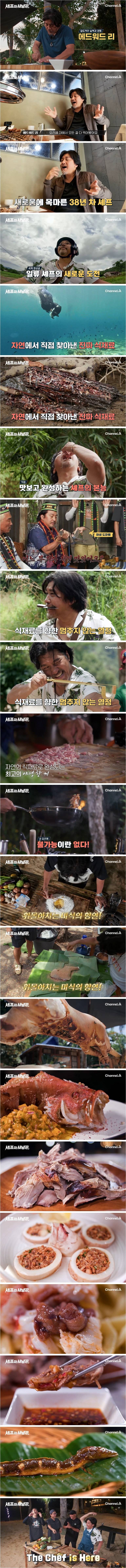 흑백요리사 에드워드 리가 야생 정글에서 만든 요리 퀄리티 ㄷㄷ | 인스티즈