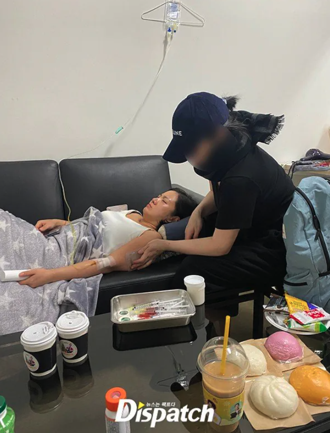 [잡담] 헐랭 박나래 밖에서 주사 맞는 사진 또 떴었네 | 인스티즈