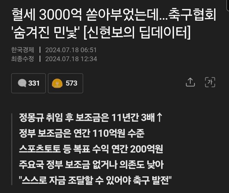 [잡담] 혈세 3천억쓰고도 텅텅이라 야구 질투하는 케이리그(+교통사고 사망사건도 묻어버림) | 인스티즈