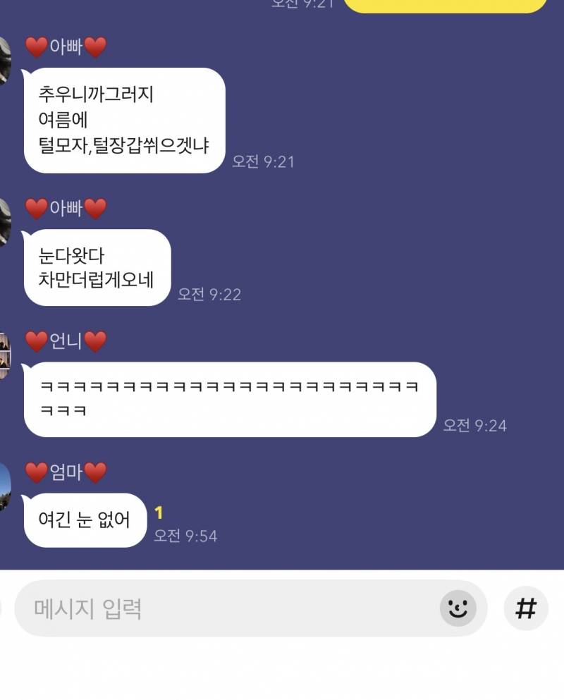 [잡담] 아니 울 엄마 ㅋㅋㅋㅋㅋㅋ 눈 진짜 좋아하는데 포항 사람이라서 눈을 못 봄...... 오늘 오전 내내 눈 없다는 말만 해 | 인스티즈