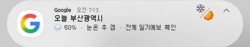 [잡담] 부산 눈 온다는 거 개구라겠지 | 인스티즈