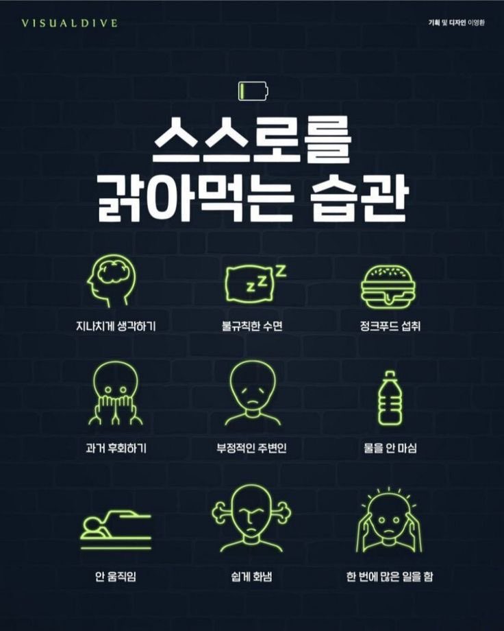 스스로를 갉아먹는 습관.jpg | 인스티즈