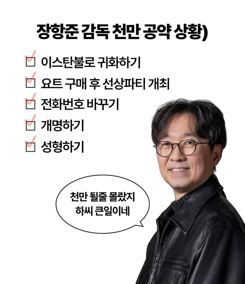 결국 자기입방정 때문에 유작될 것 같은 장항준 | 인스티즈