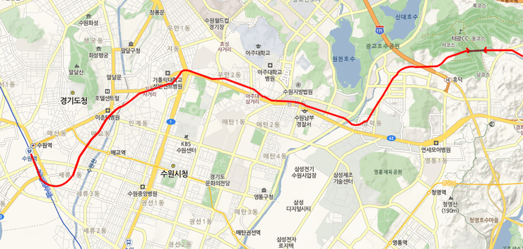 1970년대 이전의 수원~신갈부근 지도.jpg | 인스티즈