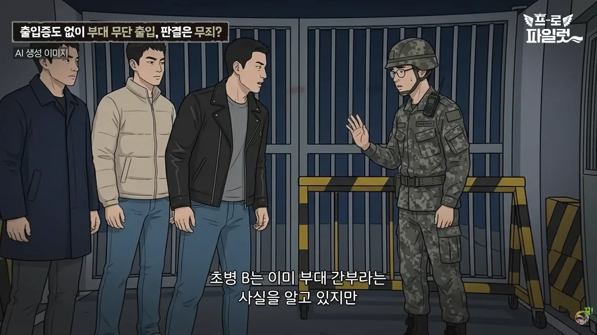 출입증 확인한다고 얼차려 준 간부.jpg | 인스티즈