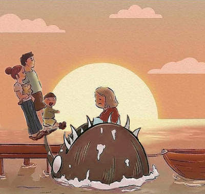 사람을 유혹하는 바다괴물 만화 | 인스티즈