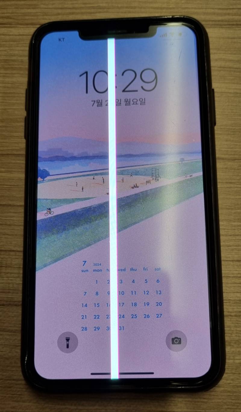 [잡담] 아이폰xs 떨궜는데 세로줄 생기면 사설 갈거야? | 인스티즈