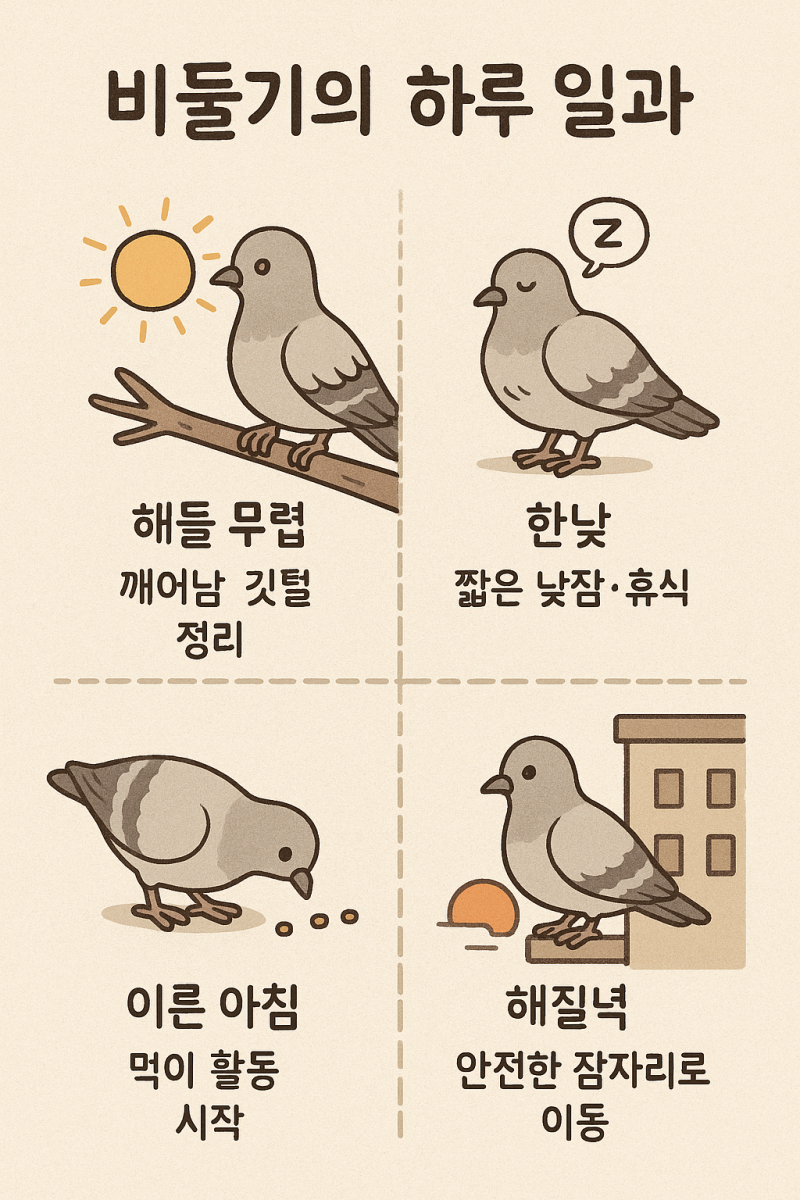 [잡담] 비둘기의 하루 일과래 | 인스티즈