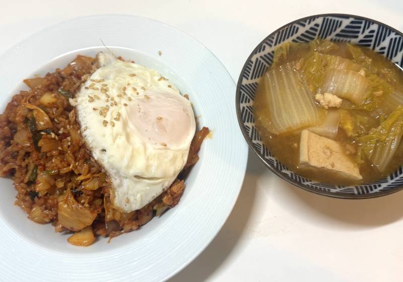 [잡담] 내가 만든 김볶이랑 배추된장국😋 | 인스티즈