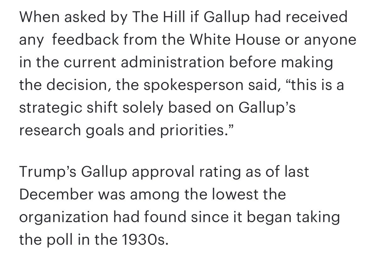 [정보/소식] 트럼프 지지율이 추락하자 미국갤럽에서 88년만에 대통령 지지율 조사하지 않기로 결정함 | 인스티즈