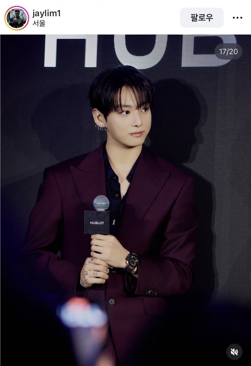 [잡담] 정국 위블로 행사 사진이라는데 | 인스티즈