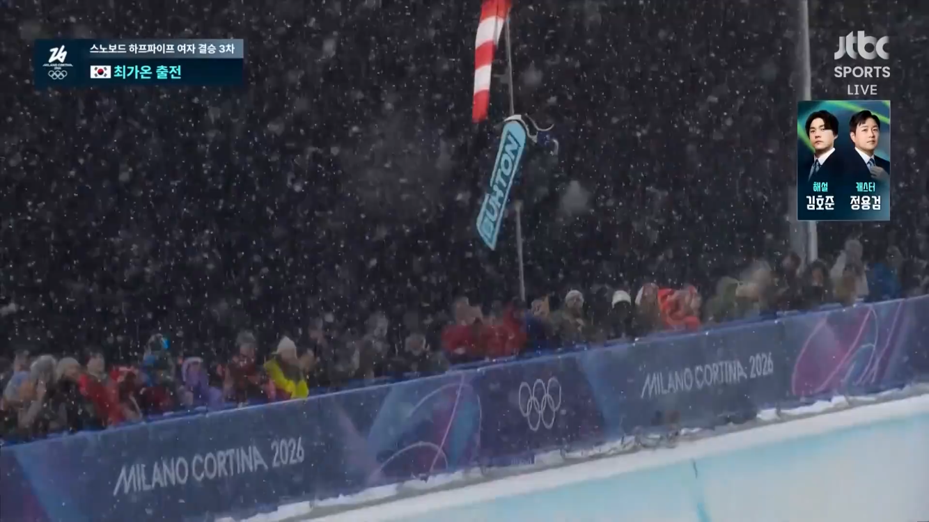 [잡담] 최가온 선수 눈이 이렇게 오는데 3차에서 최고점 받은거임 | 인스티즈