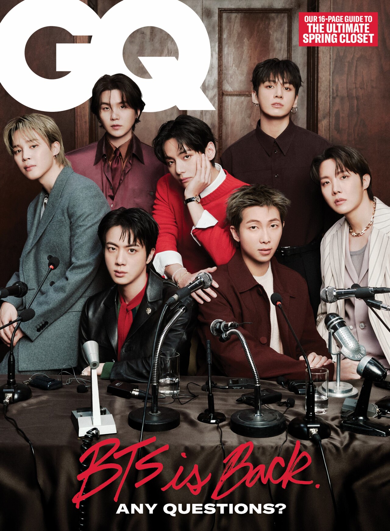 [정보/소식] 방탄소년단, GQ 15개국 동시 커버 장식…3월 'ARIRANG'으로 완전체 컴백 | 인스티즈