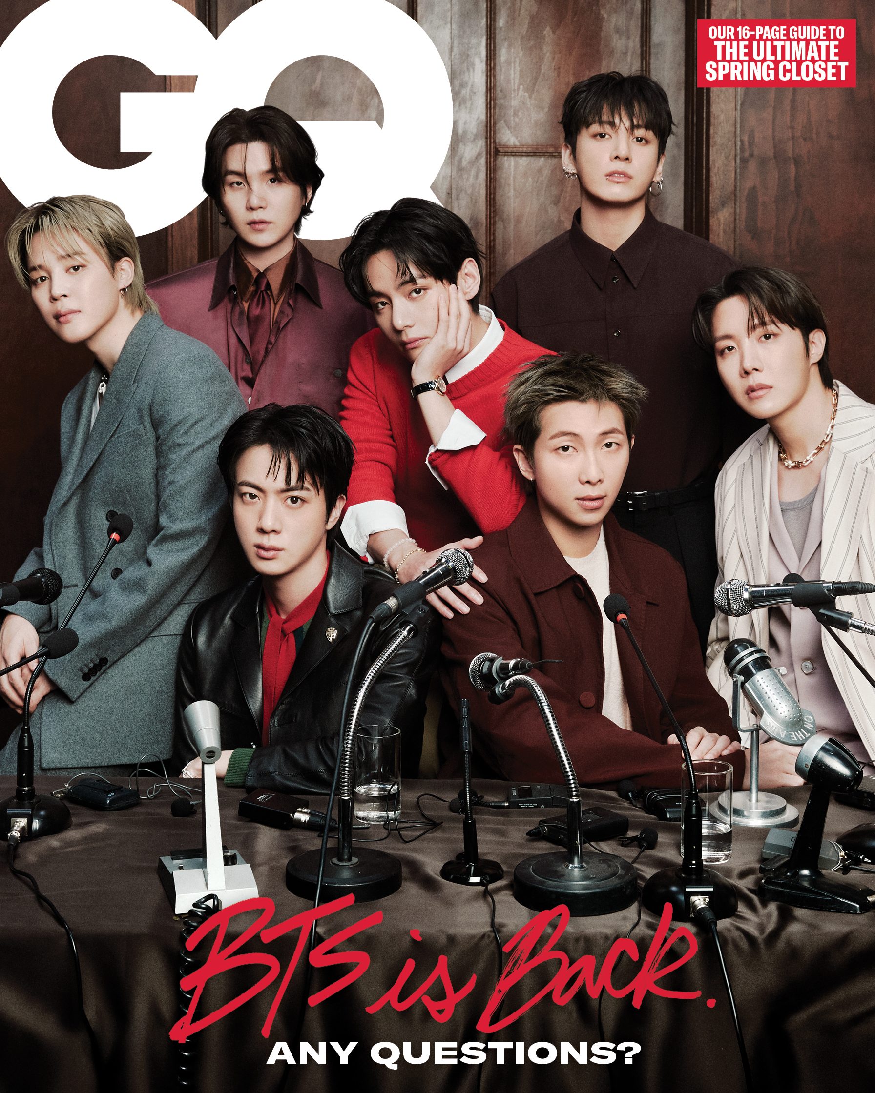 [정보/소식] 방탄소년단, 'K-팝 최초' 15개국 GQ 커버 동시 접수 | 인스티즈